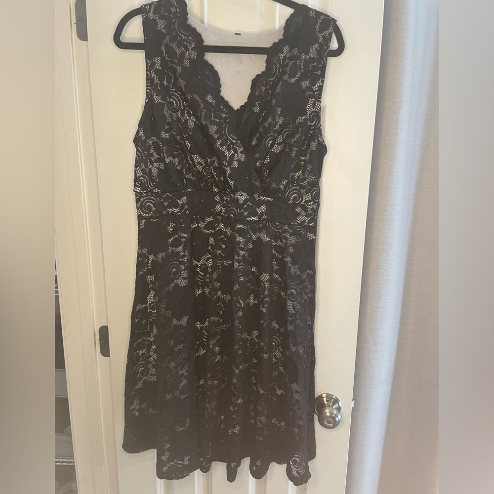 Miss Moly Black Lace Dress. Worn once